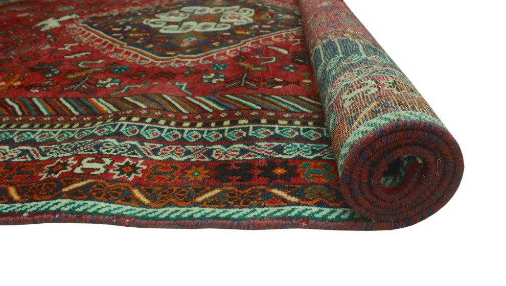Fine Vintage Distressed M 06 Red Rug