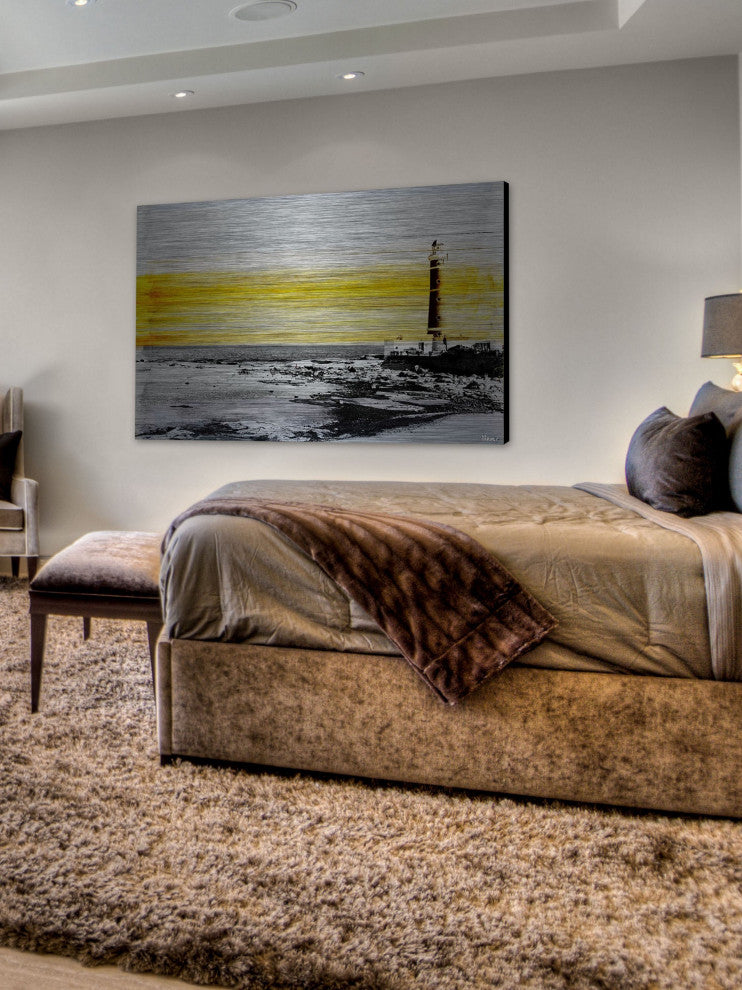 "Farolo" Print on Brushed Aluminum, 60"x40"