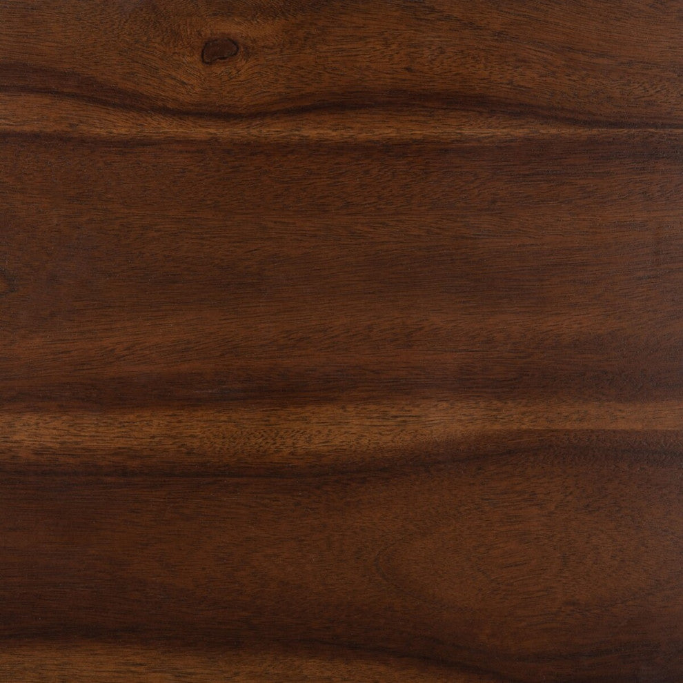 Safavieh Brylin 3 Drawer Nightstand, Dark Walnut