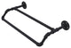 Pipeline Double Towel Bar, Matte Black, 36"