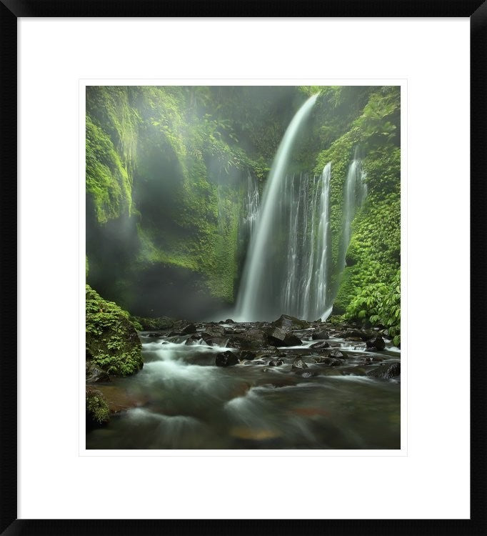 "Tiu Kelep" Framed Digital Print by Adhi Prayoga, 21x24"