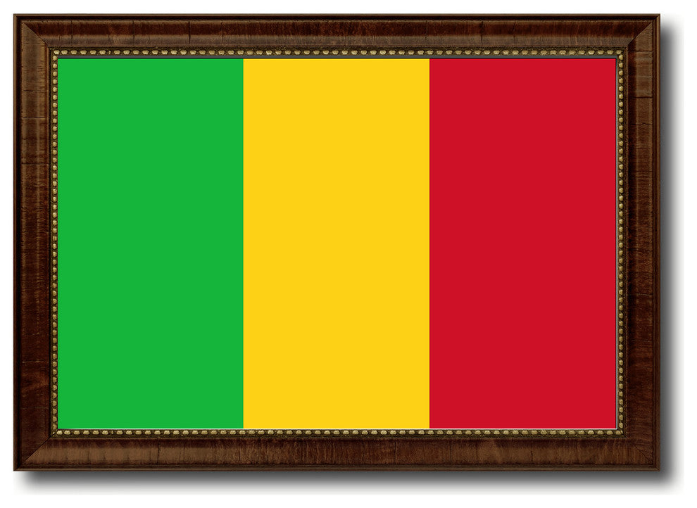 Mali Country Flag Canvas Print, 21"x30"