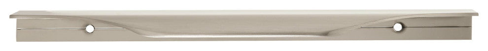 Amerock Aloft Cabinet Edge Pull, Satin Nickel, 6-9/16" Center-to-Center
