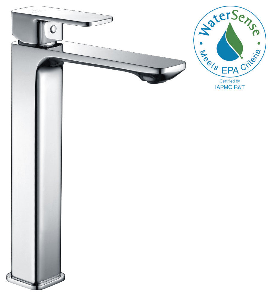 Vibra Single Hole Single-Handle Bathroom Sink Faucet-Polished Chrome