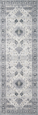 Loloi II Skye Area Rug, Silver/Gray, 8'0"x8'0" Round