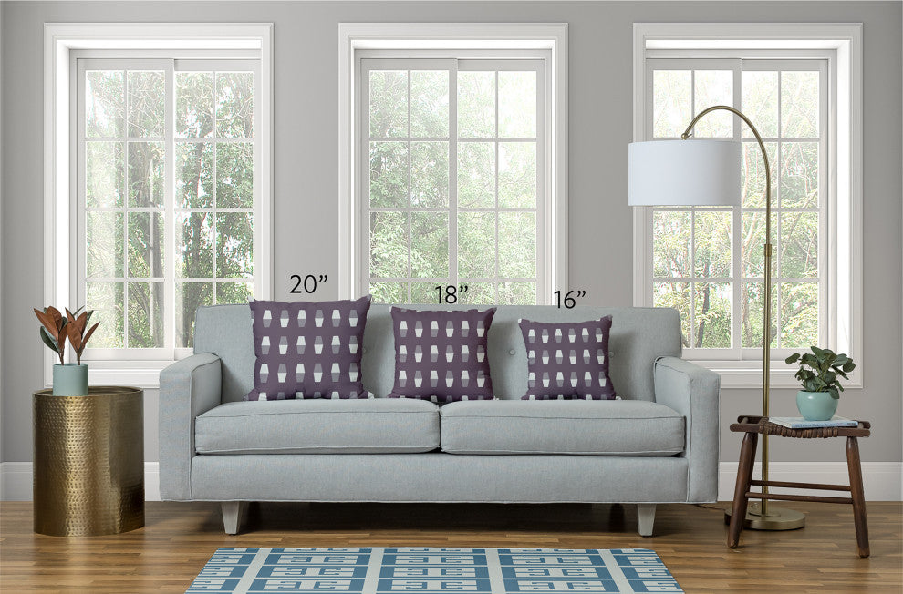16x16" Anchored Nautical Decorative Indoor Pillow, Sage