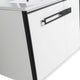 Oakville Bath Vanity, Ceramic Sink, White Matte, 30 Inch, Black Hardware