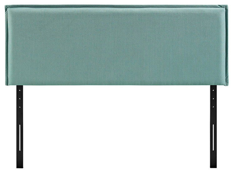 Camille Full Upholstered Fabric Headboard, Laguna