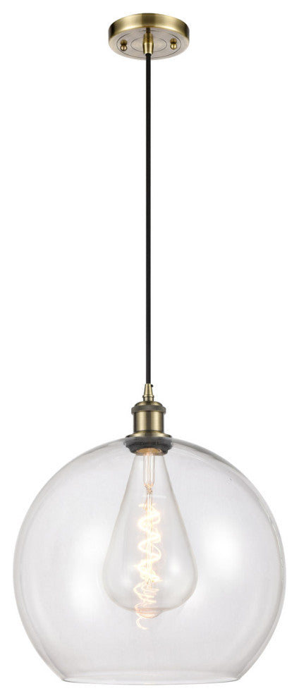 Innovations 516-1P-AB-G122-14-LED 1-Light Pendant, Antique Brass