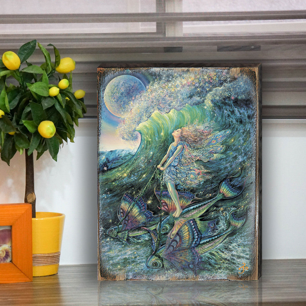 Surfers Dream Wall and Table Top Wooden Decor, 36x24