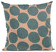 Plutus Blue Dots Luxury Throw Pillow, 20"x36"