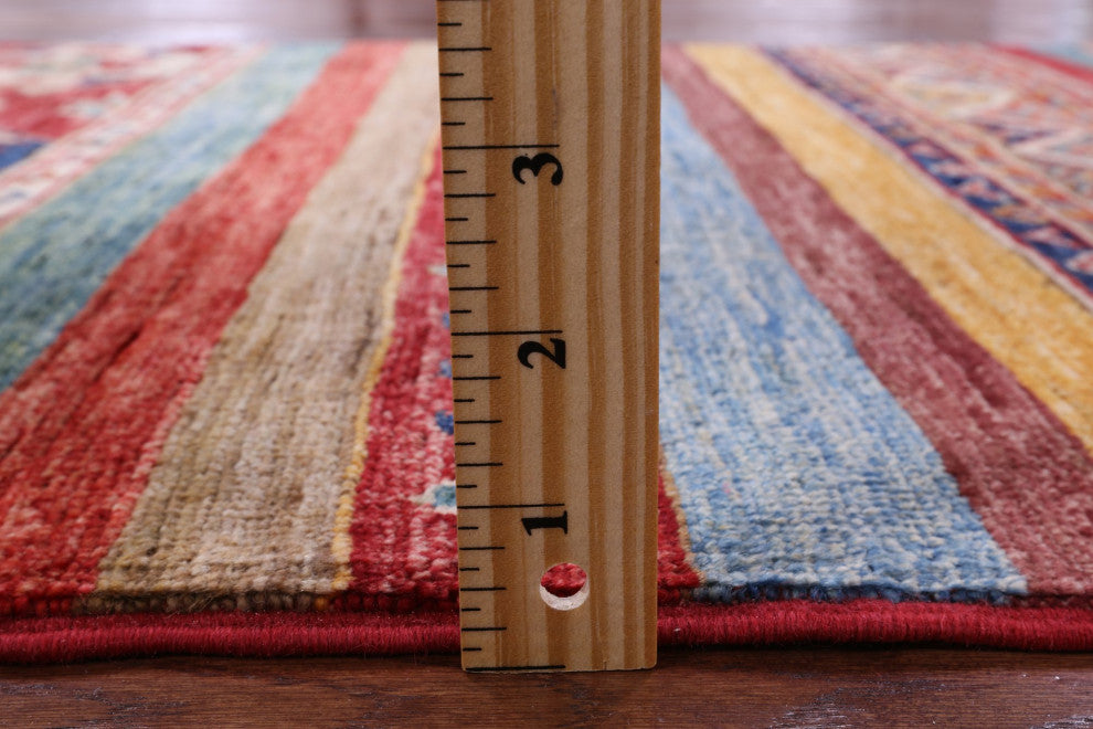 2' 3" X 8' 2" Super Kazak Khorjin Handmade Runner Rug Q11006