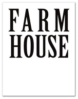 Farm House 11x14 Canvas Wall Art