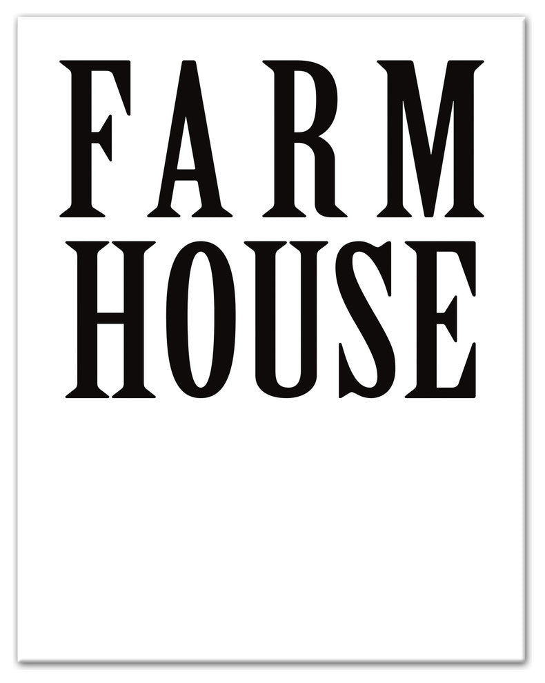 Farm House 11x14 Canvas Wall Art