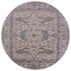 Ahgly Company Indoor Round Mid-Century Modern Area Rugs, 6' Round
