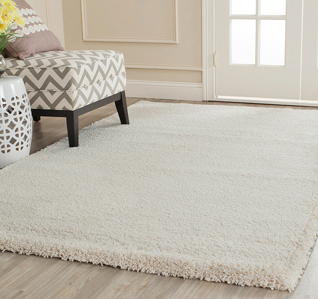 Safavieh Milan Shag Sg180-1212 Rug, Ivory, 5'1" X 8'0"