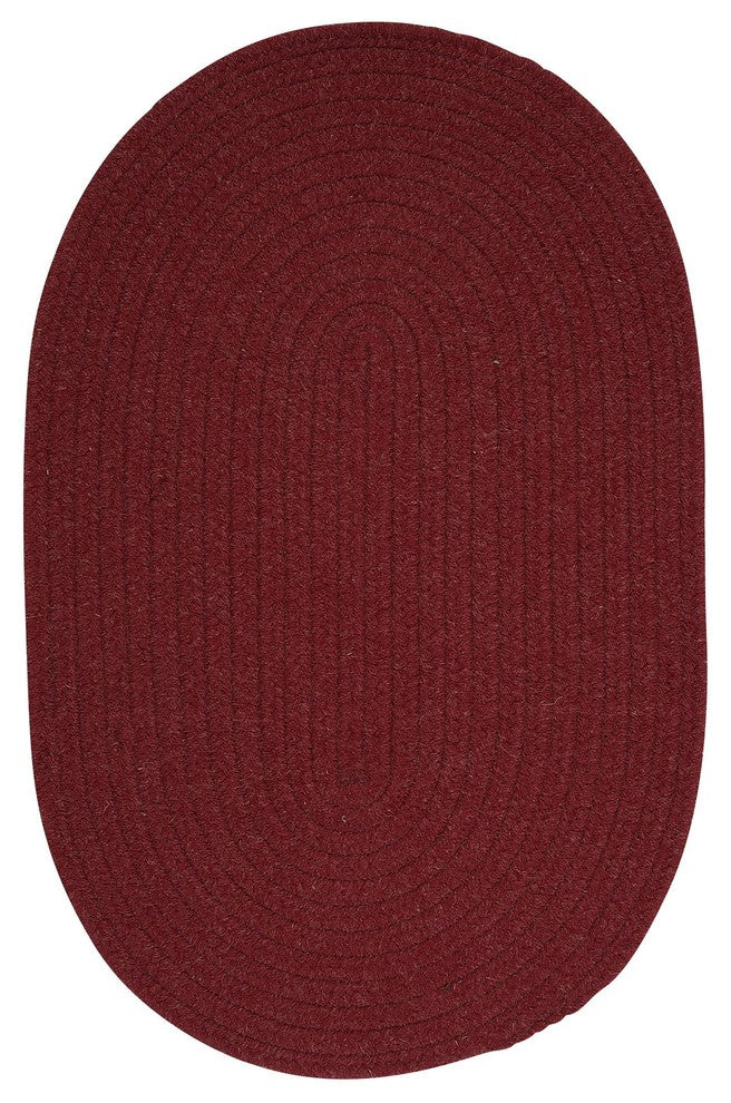Colonial Mills Bristol WL52 Holly Berry Traditional Area Rug, Oval 2''x6''