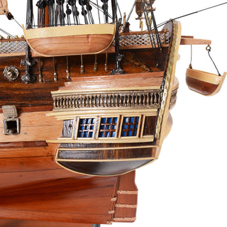 Hms Surprise Museum-quality Fully Assembled Wooden Model Ship