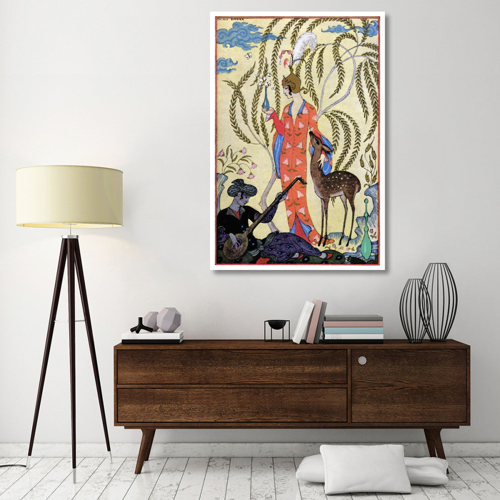 "Persia" Digital Paper Print by Georges Barbier, 42"x62"
