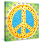 Marmont Hill, "Flower Power Peace" by Nicola Joyner on Wrapped Canvas, 18x18