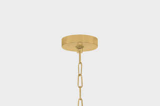 Corbett Lighting Arles LED Chandelier, Vintage Brass, 22.25"Lx29"Wx45.25"H