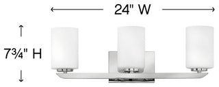 Hinkley Lighting 55023 Kyra 3 Light Vanity Light - Polished Nickel