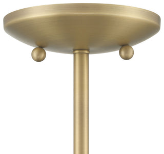 Brooks Matte Navy 14" Semi-Flush Mount Ceiling Barn Light