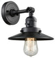 Railroad 1-Light LED Sconce, Matte Black, Shade: Matte Black