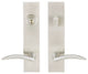 Air-Stream Lever, Tubular Entry, Single Cylinder, RH, Satin Stainless Steel