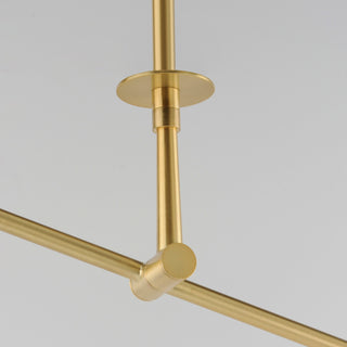 Maxim 26372CL Equilibrium 2 Light 42"W Multi Light Pendant - Natural Aged Brass