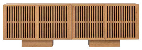 Zither 70" Media Cabinet, Pumpernickel