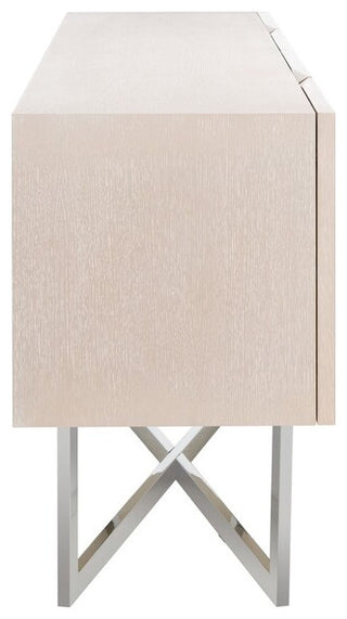 Safavieh Couture Zena Nickel Buffet , Light Grey