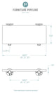 Austin Farmhouse Industrial 24" and 27" Wide 2-Piece Shelf Rack, Rustic Bronze