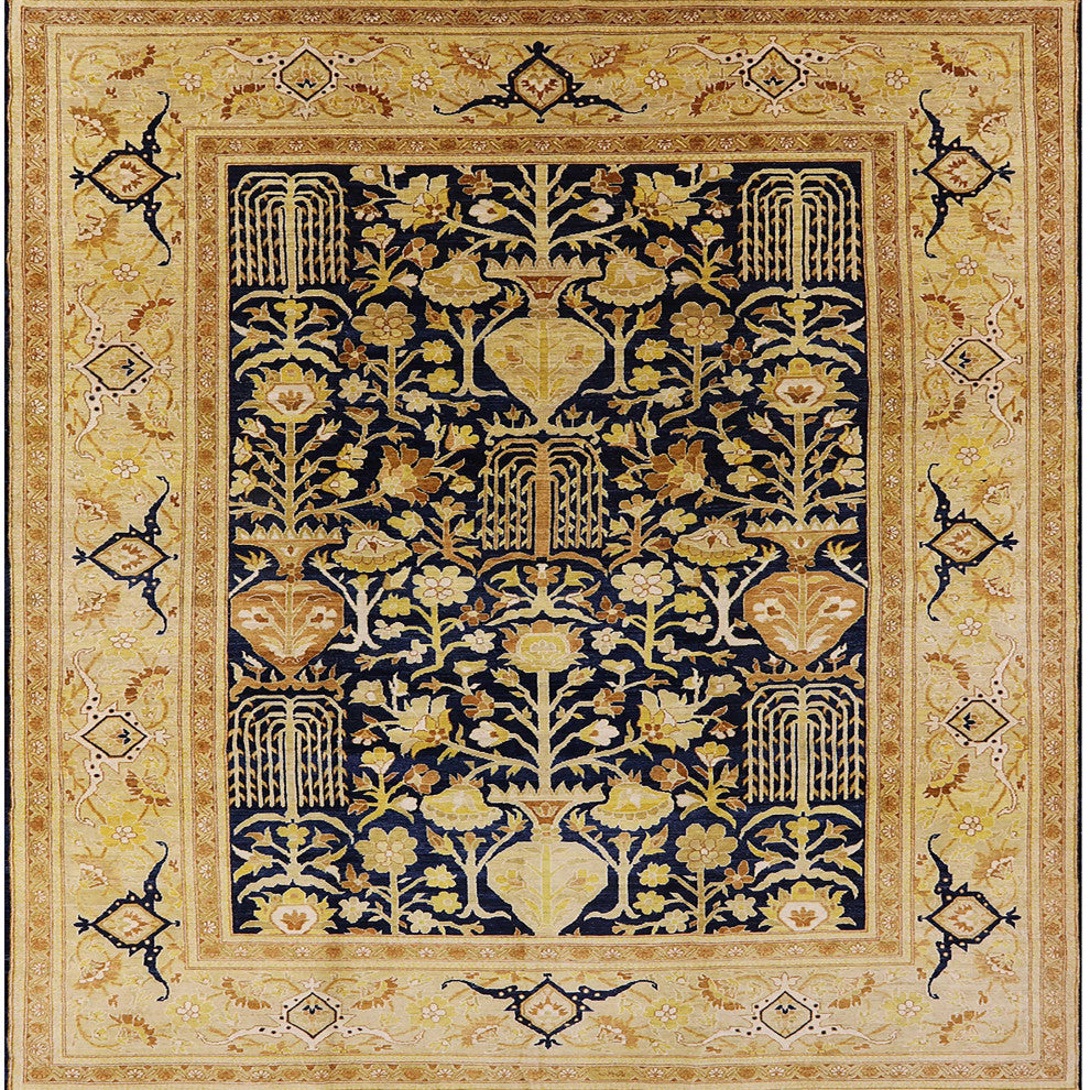 Ahgly Company Indoor Square Mid-Century Modern Area Rugs, 8' Square