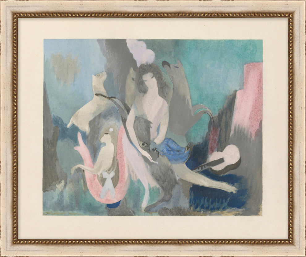 Lady Of The Cats, Giclee Reproduction Artwork