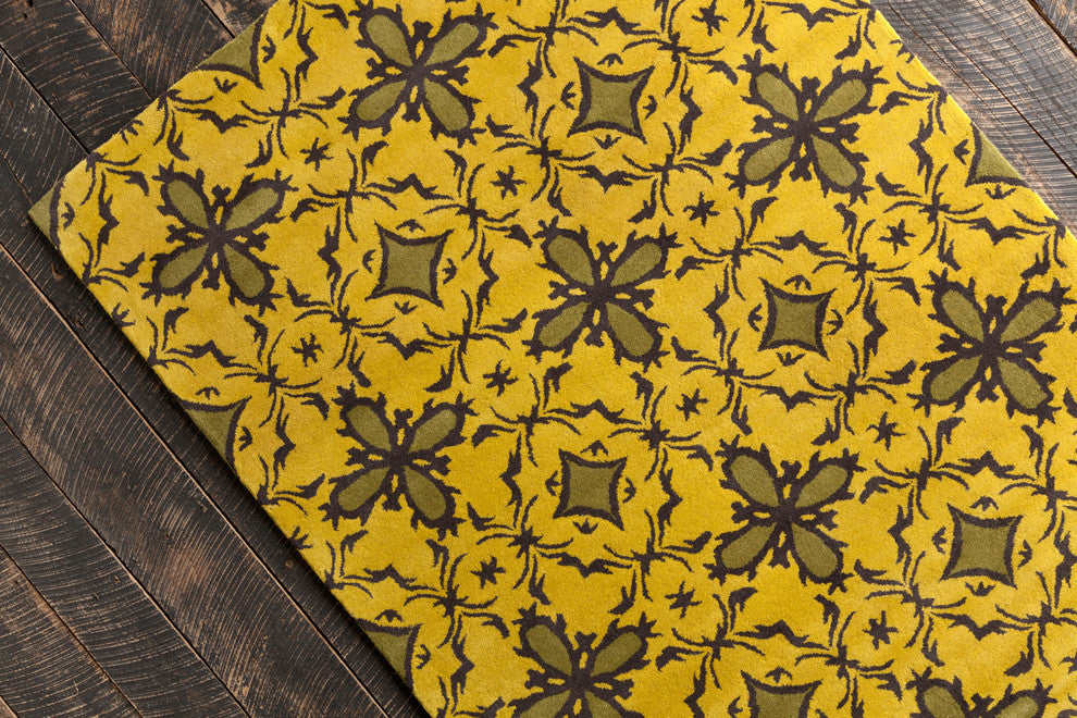Allie Abstract Contemporary Area Rug, 8'x10'
