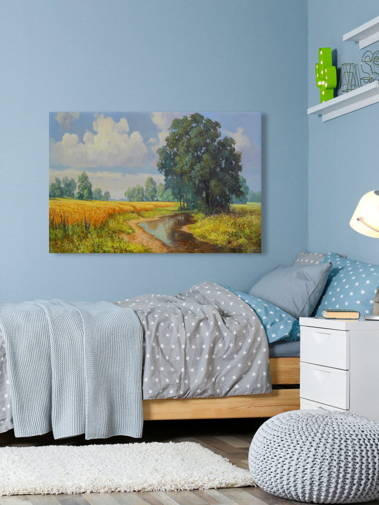 "Poetry of the Earth" Painting Print on Wrapped Canvas, 18x12