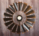 72 Inch Charred Whiskey Barrel Windmill Ceiling Fan | The Patriot