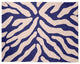 Animal Stripe Spring Chenille Rug, Purple, 8'x10'