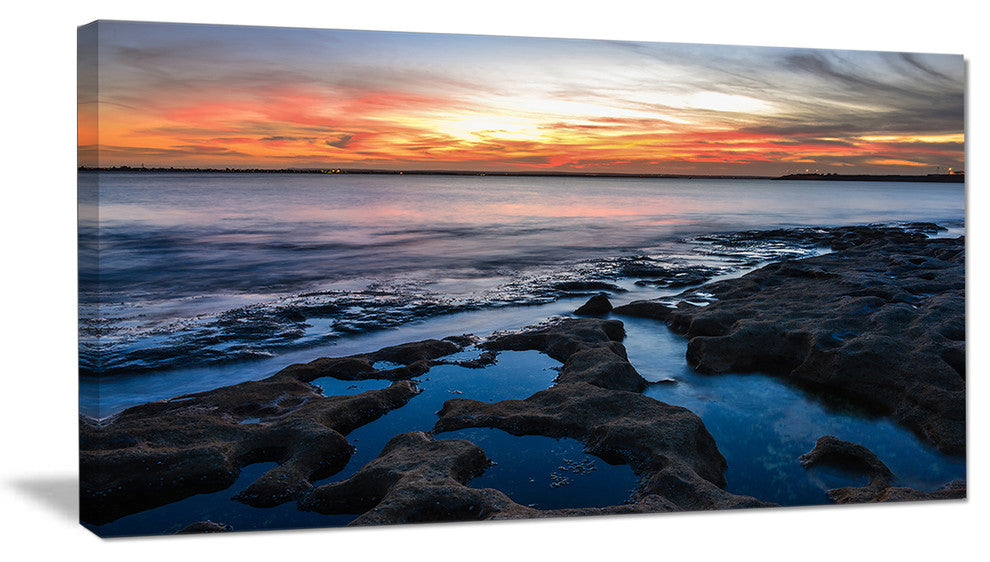 "Beautiful Blue Waters in Australia Beach" Canvas Print40"x20"