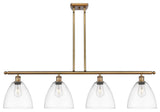 Innovations 516-4I-BB-GBD-92 4 Light Island Light, Brushed Brass