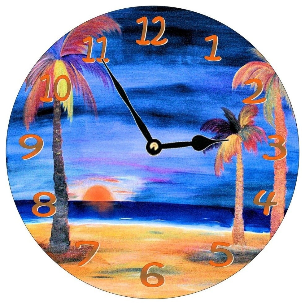 Sun Set Time Clock