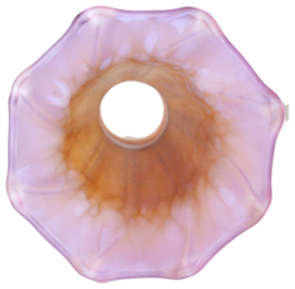 Meyda Lighting 10168 3"W X 5"H Amber/Purple Lily Shade
