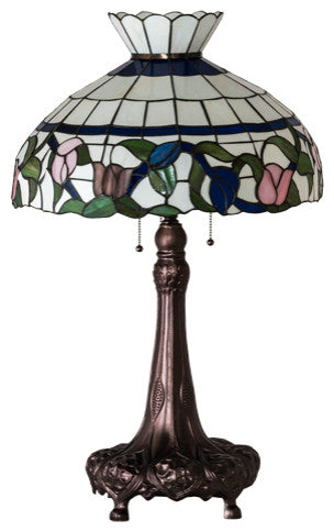 Meyda Lighting 230475 33" High Rose Vine Table Lamp