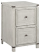 Baton Rouge 2 Drawer File Cabinet, Champagne Oak Finish