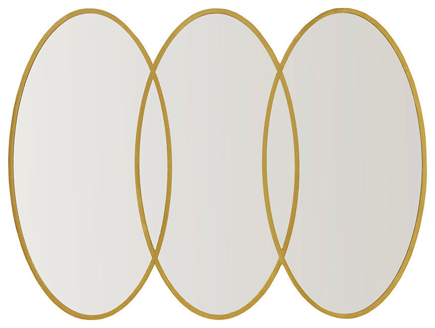 Madison Park Signature Eclipse Silver Trio Wall Mirror, Gold