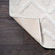 Peralta Moroccan Diamond Indoor/Outdoor Ivory 4 ft. x 6 ft. Area Rug