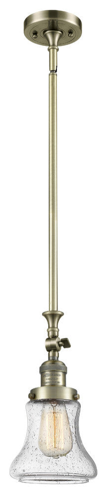 Innovations Lighting 206-Ab-G194-Led 1 Light Dimmable Led Mini Pendant