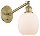 Innovations 317-1W-AB-G101-LED 1-Light Sconce, Antique Brass
