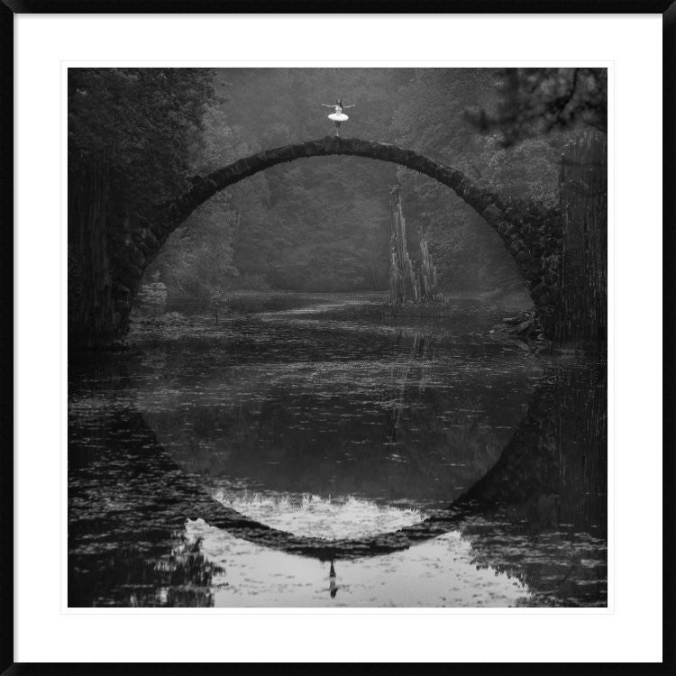 "Ring" Framed Digital Print by Lukasz Kozlowski, 38"x38"